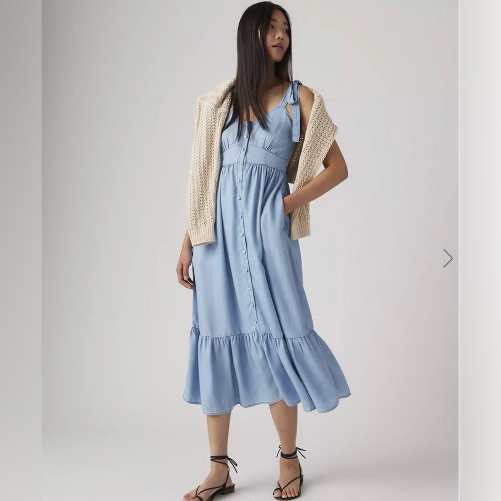NEW Levi’s KATHERINE MAXI DRESS Size S